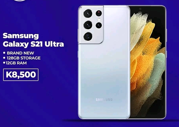 Samsung Galaxy S21 Ultra Smartphone , 128GB ROM, 12GB RAM, Quad Camera