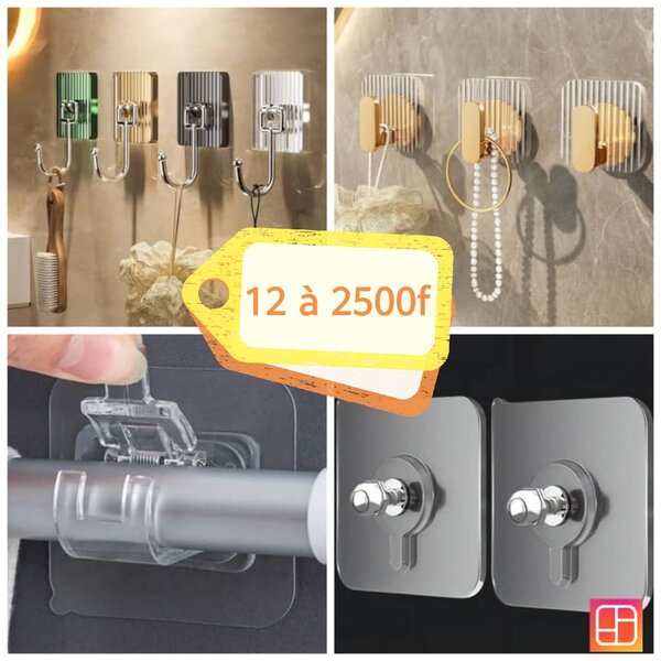 Crochets Muraux Adhésifs