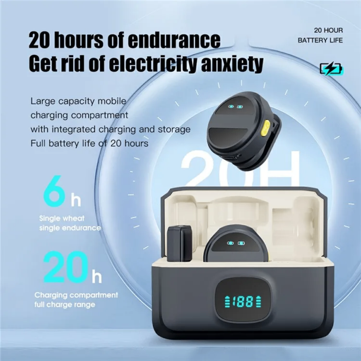 Microphone sans fil réduction du bruit