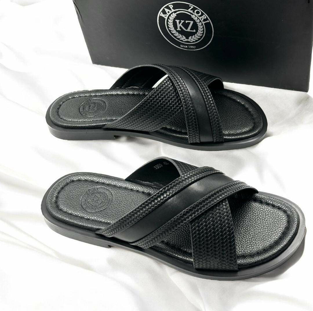 Quality leather slippers