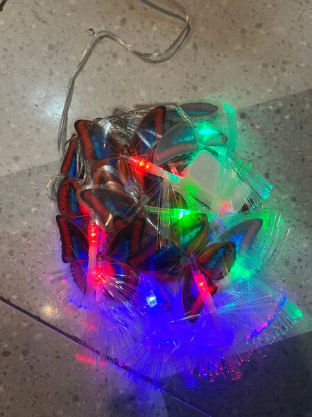 Guirlande lumineuse papillons LED