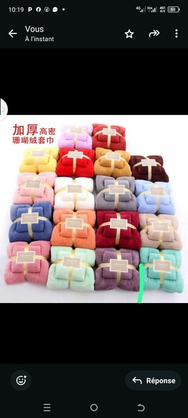 Serviette deux en un