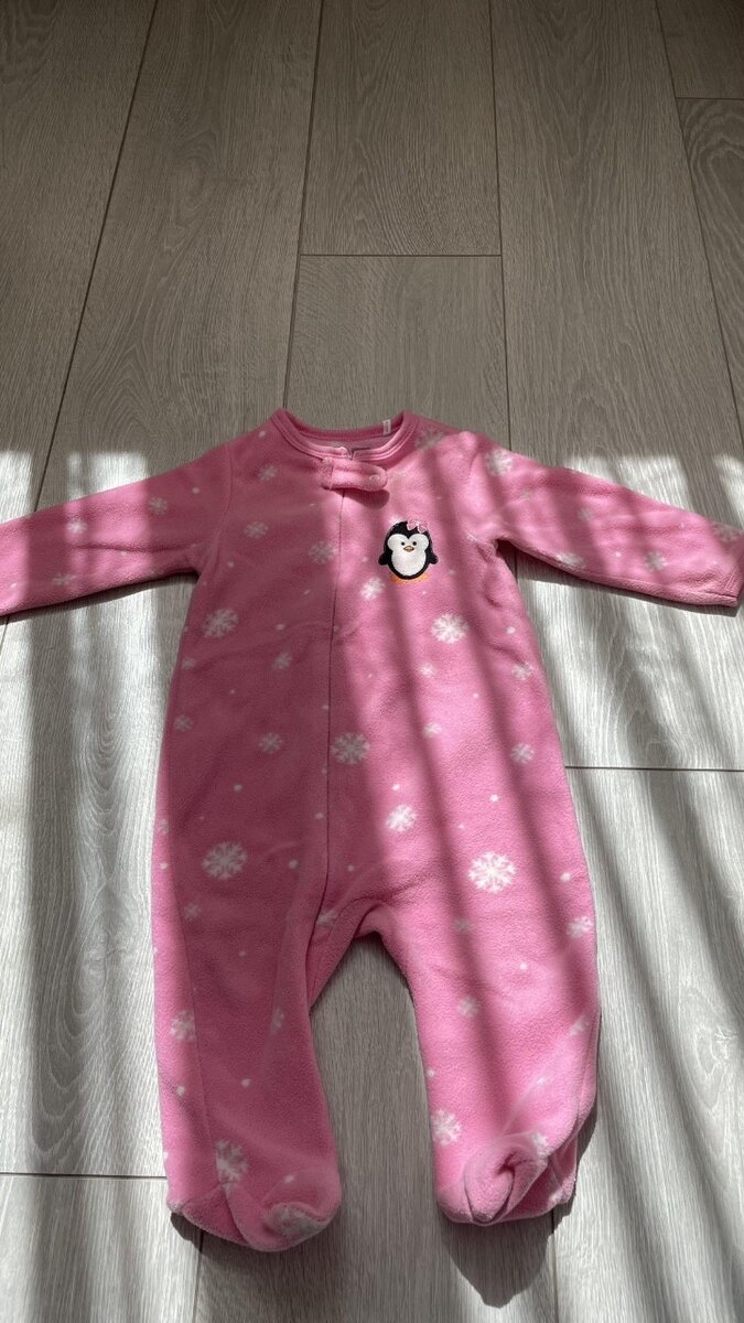 Тёплые флисовые слипики