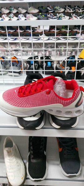 Chaussures de sport rouges unisexes