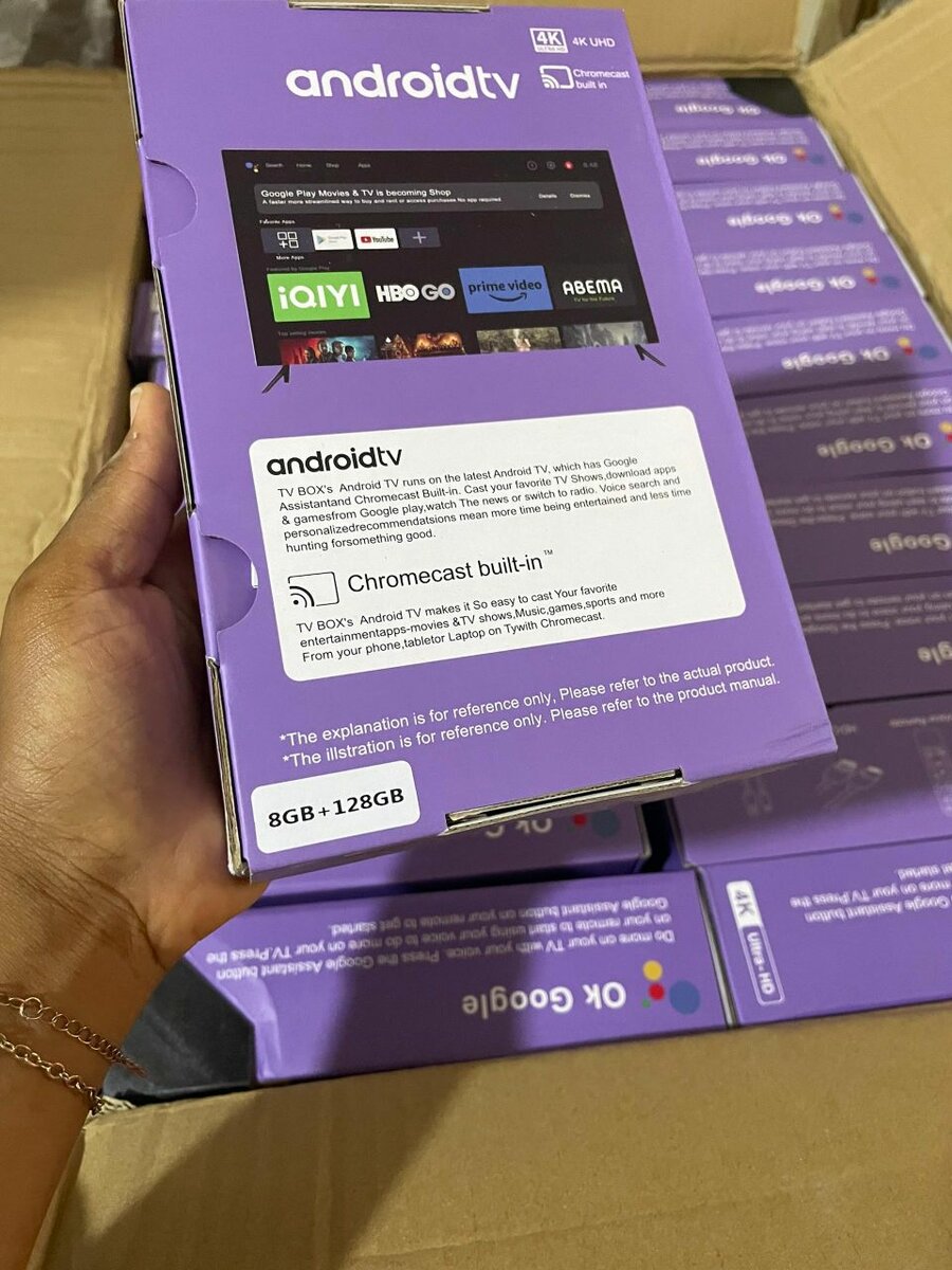 Android TV Box 4K 128GB