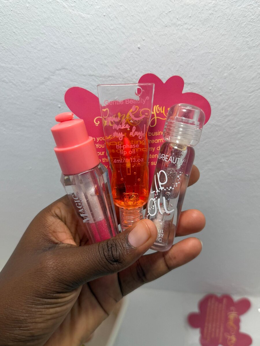 Lot de gloss hydratants (3)