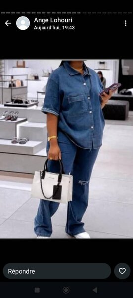 Ensemble denim décontracté