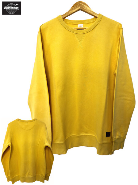 Sweat-shirt jaune unisexe