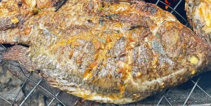 Poisson Carpe Braisé