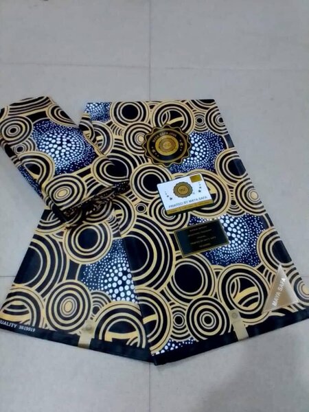 Wax fabric with Super Java 6 yards print