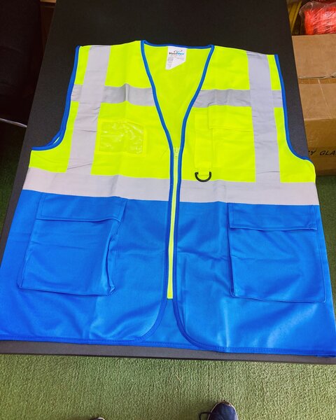 Reflective Double colors vest ( with 4 pockets)