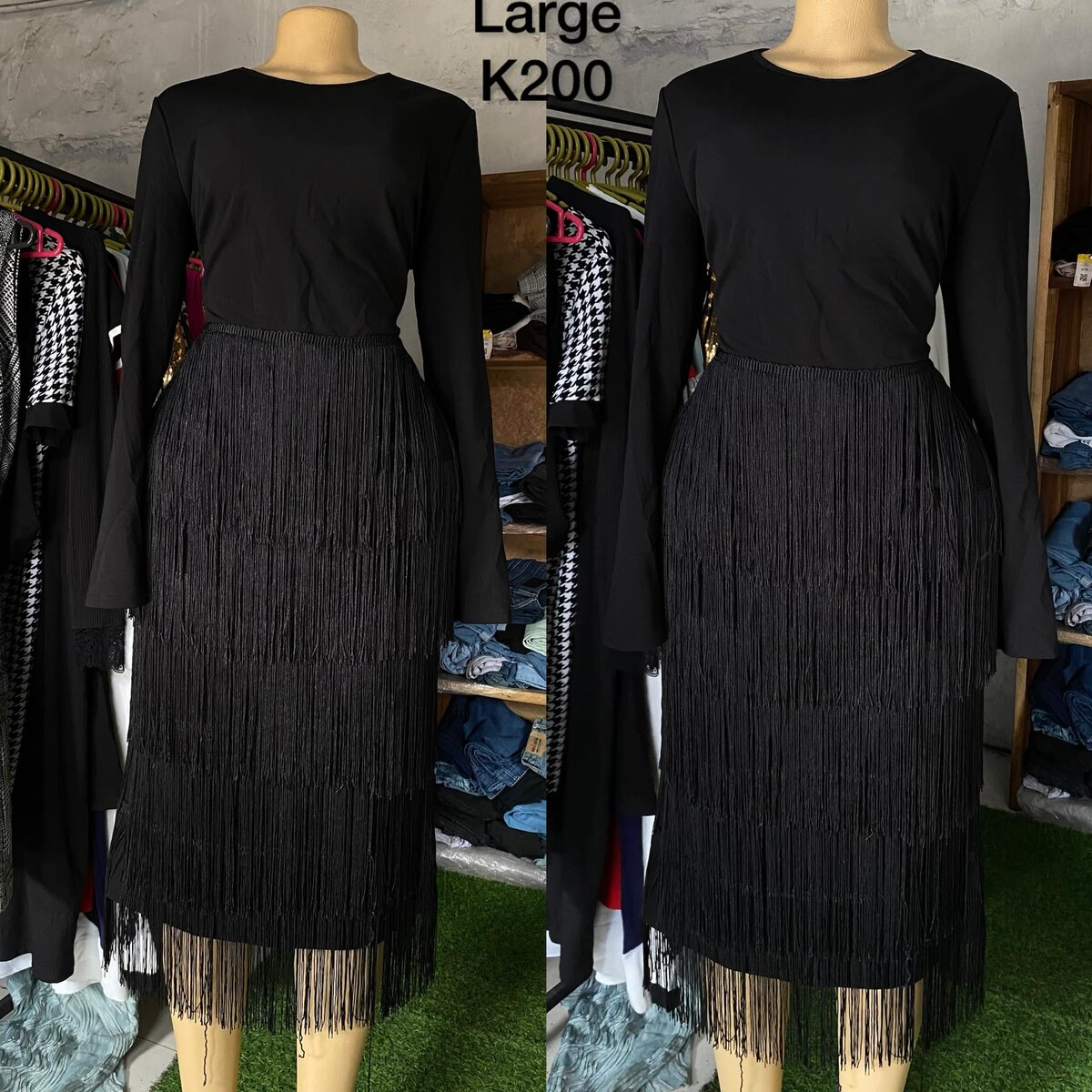 Stylish and high-quality women's dress black