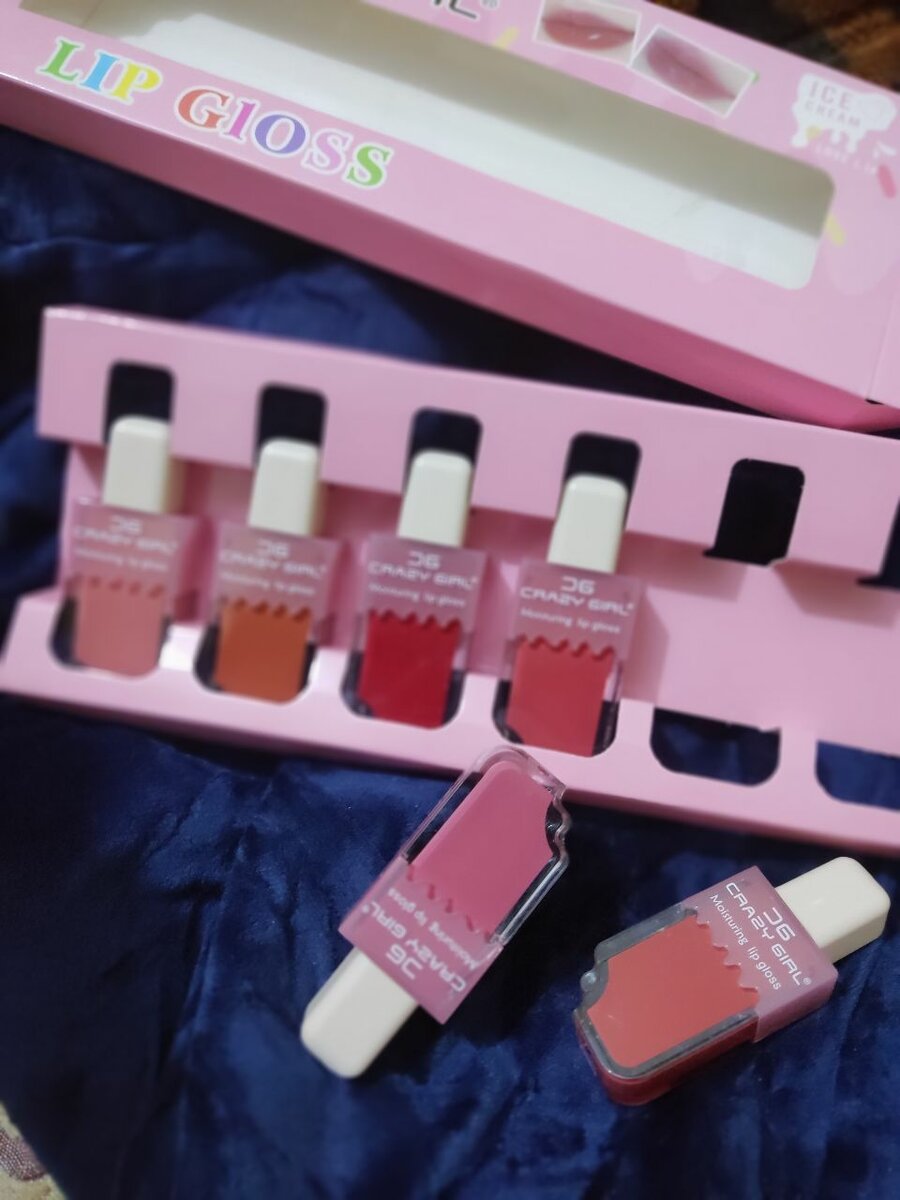 Ice creame shape matte lipgloses