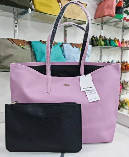 Grand sac à main rose chic