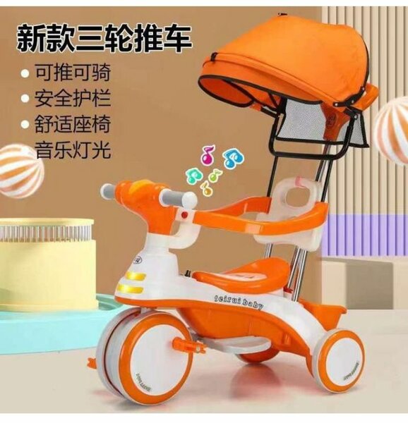 Tricycle bébé 3-en-1 poussette