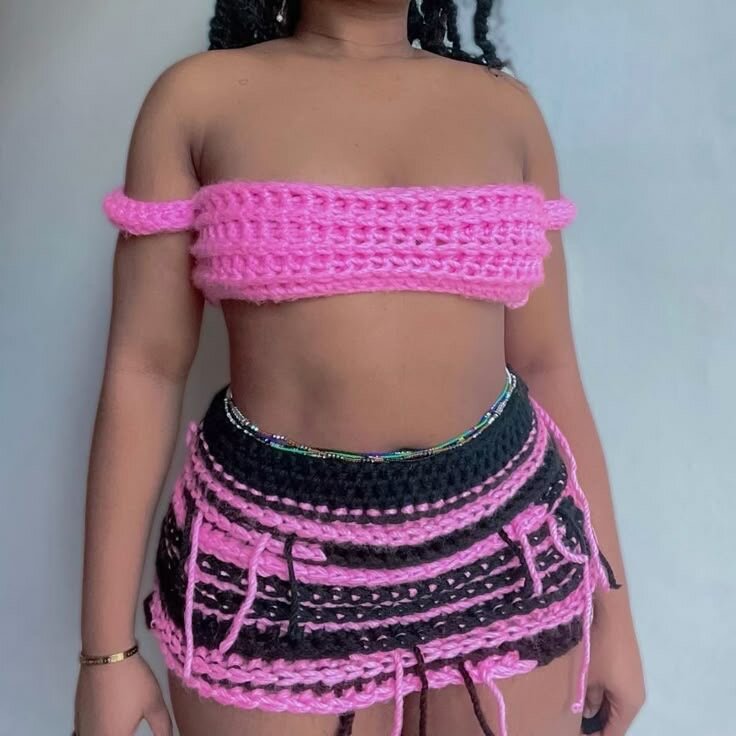 Ensemble crochet bohème chic