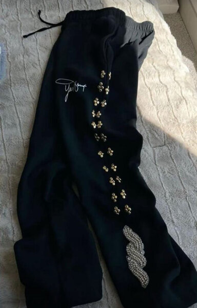 Pantalons de jogging brodés