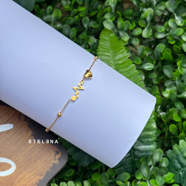 Bracelet élégant doré ECG