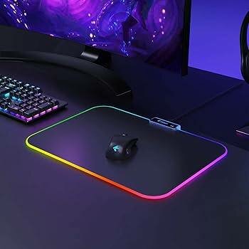RGB Mouse Pad  Gamer Cabinet Desk Mat