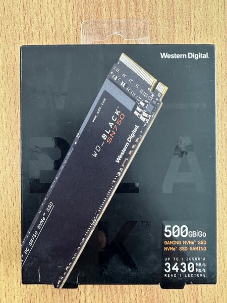 Western Digital SSD NVMe 500GB