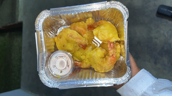 Beignets aux crevettes