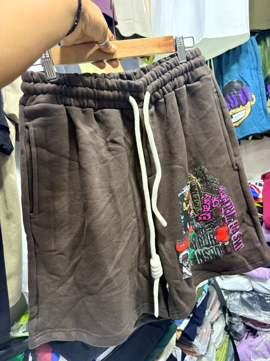 Shorts de sport imprimés colorés