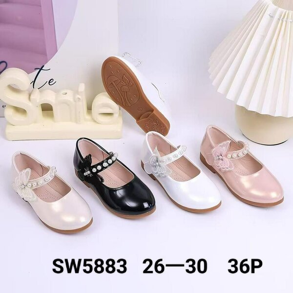 Ballerines Fille Perles Élégantes