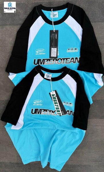 T-shirt bleu sport casual