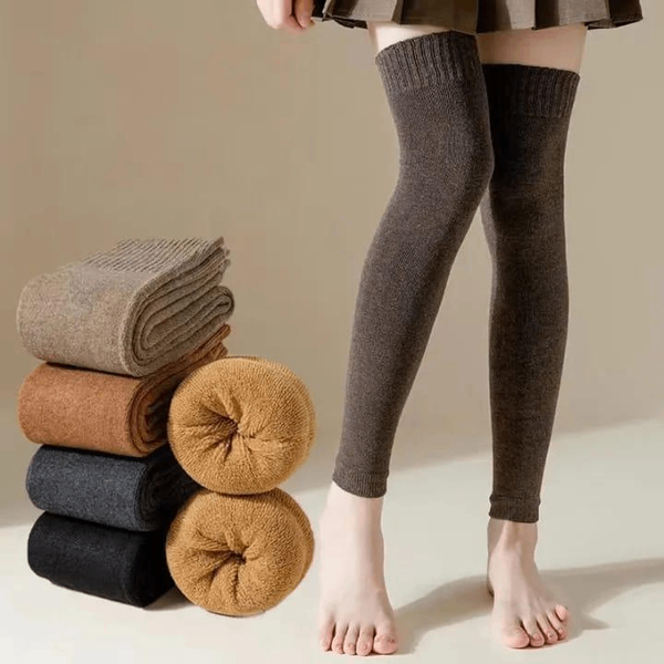 Women's Wool Legs Warmer Comfortable Cozy Socks