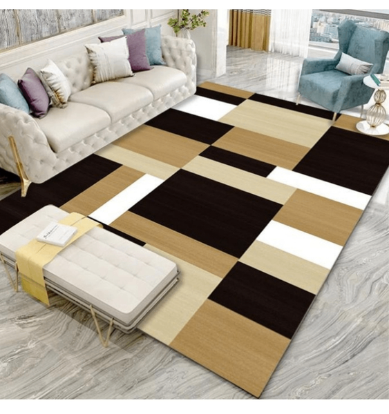 Tapis moderne à motif géométrique