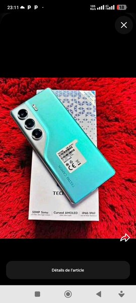 Smartphone Tecno AMOLED