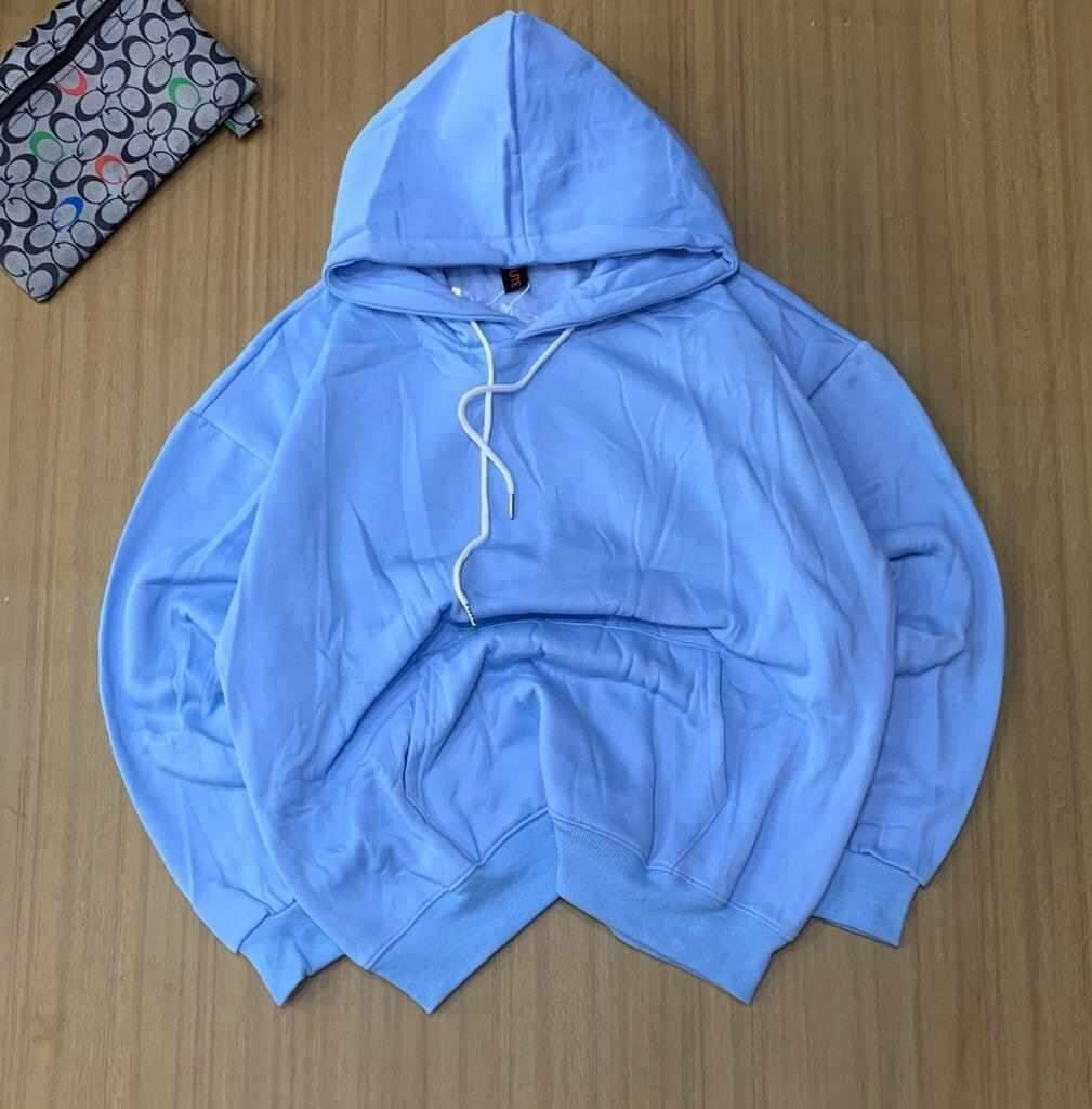 Men plain heavy hoodies