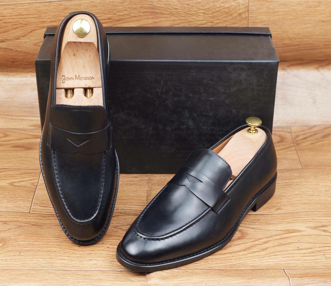 Mocassins en cuir véritable