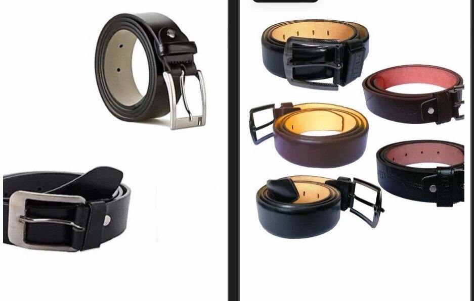 100% leather belt