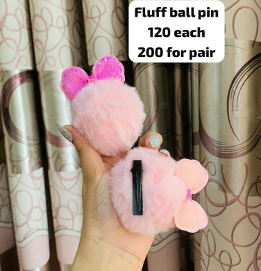 Fluff ball pin