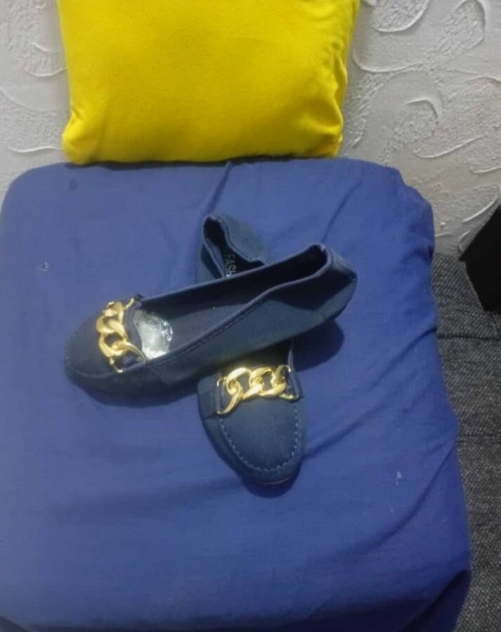 Mocassins élégants femme bleu