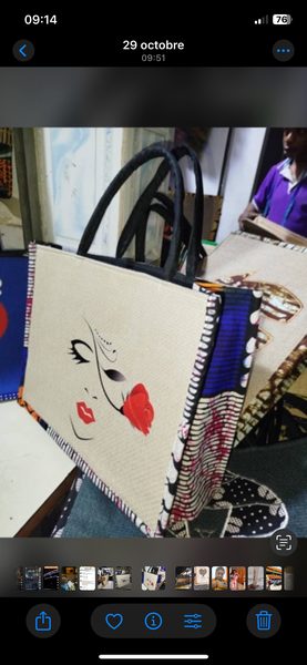 Sac cabas en toile chic