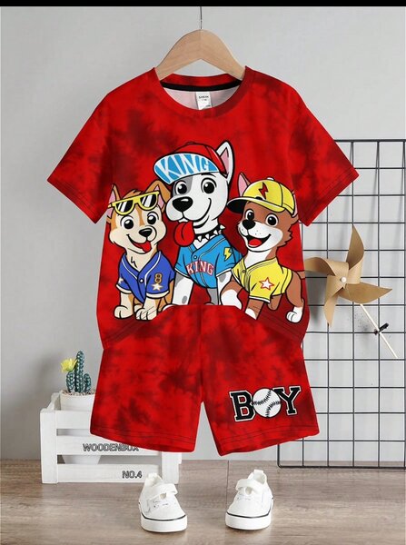 Ensemble Park patrouille petit garçon