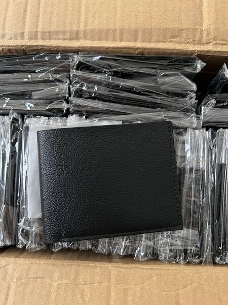 50 pieces portefeuille en cuir en gros