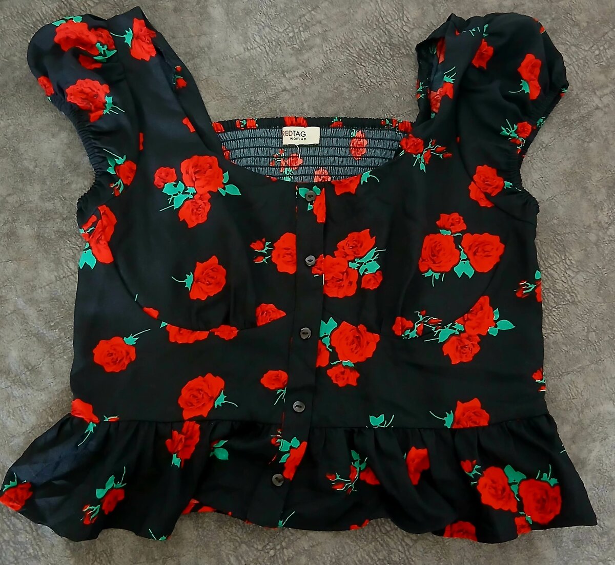 Blouse à fleurs chic