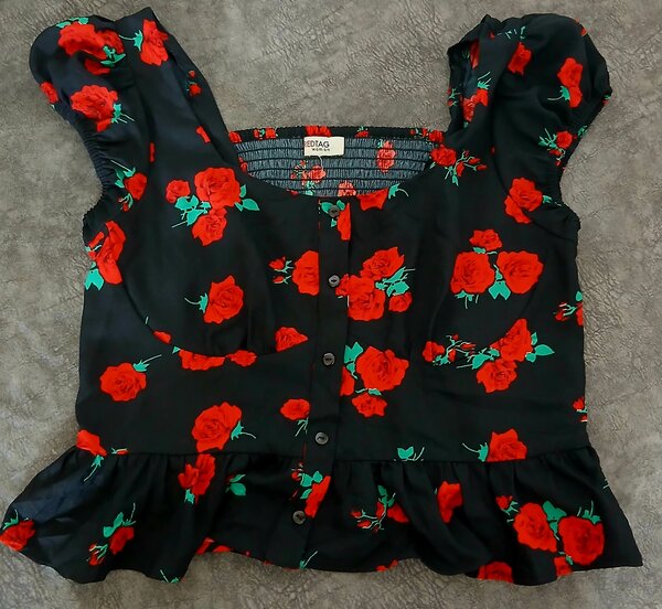 Blouse à fleurs chic