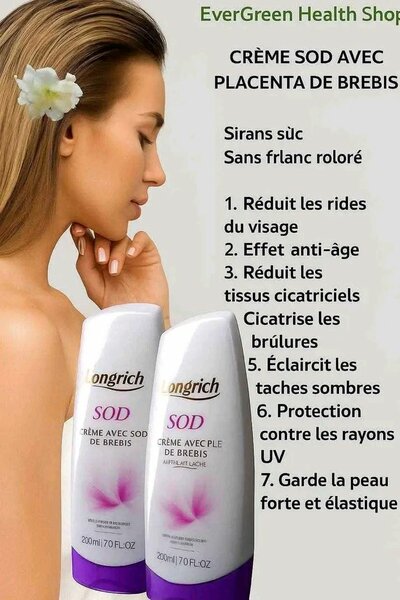 Crème SOD Placenta Longrich