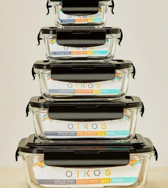 Boîtes en verre hermétiques