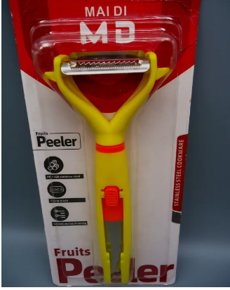 Vegetable Peeler And Knife 2 in 1 Peeling Knife 2-In-1 Multifunctional Fruit Scraper Stainless Steel Multipurpose