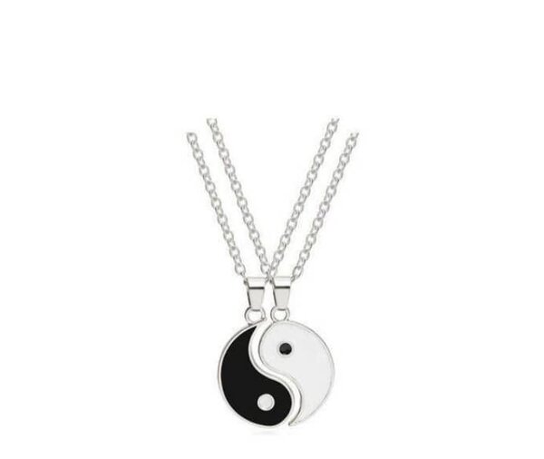 Collier Yin Yang Argent
