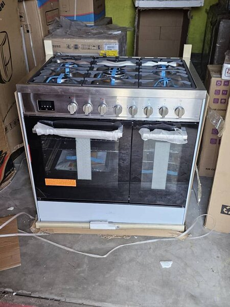 Gas Cooker Stainless Steel 5 Burner 60*90