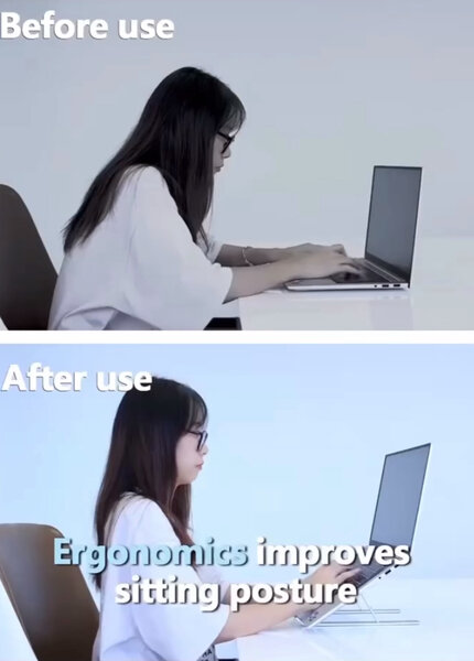 Support d'ordinateur portable ergonomique