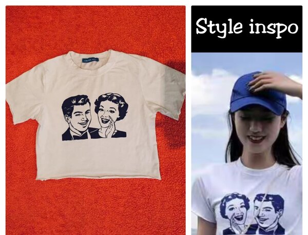 Salaula crop tops and tops