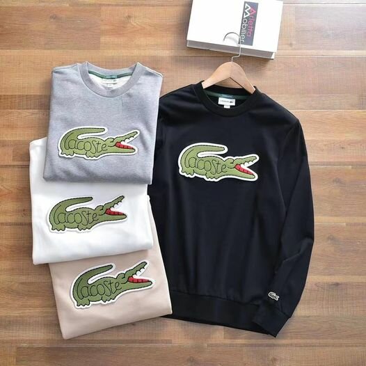 Sweat-shirt Lacoste noir