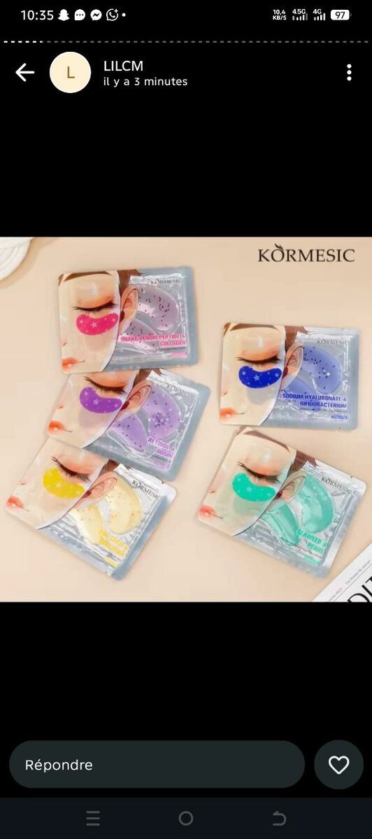 Patchs Yeux Collagène